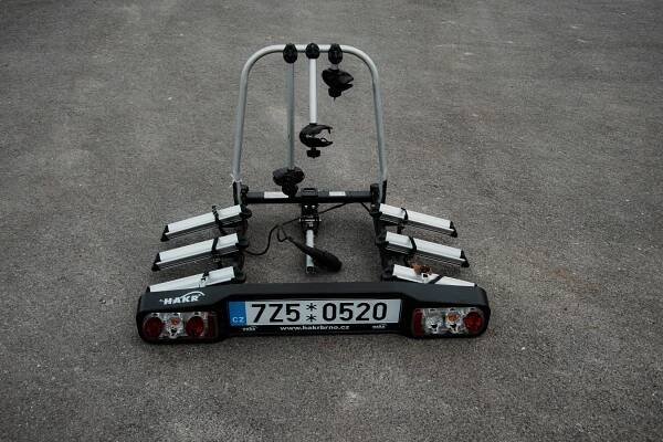Nosič kol na tažné pro 3 kola, sklopné - Dodávky Kroměříž