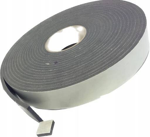 Akustická pěnová páska s PE lepidlem 3 mm x 50 mm, polyetylenové těsnění 30 m