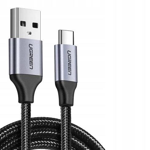 Kabel Ugreen USB - USB typ C 0,5 m černý