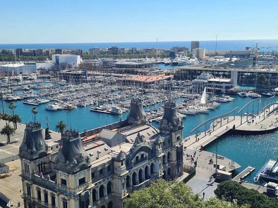 Barcelona z výšky