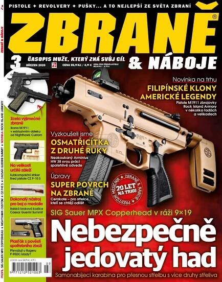 Časopis Zbraně & náboje 3/20