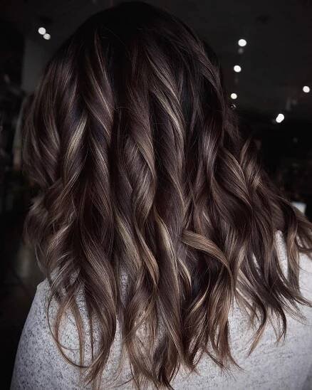 Deep Brown With Subtle Honey Highlights 