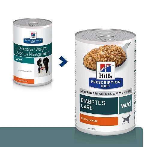 HILL'S PD Prescription Diet Canine w/d 6x370g - konzerva