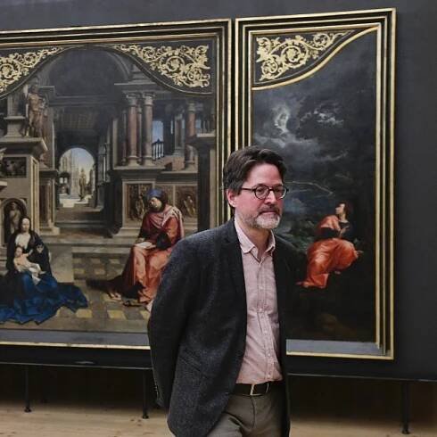 Marius Winzeler,  kurátor expozice Staří mistři | foto: Roman Vondrouš,  ČTK