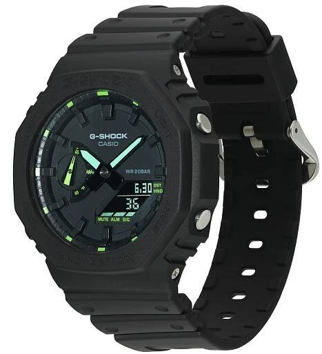 Casio G-Shock GA-2100-1A3ER Neon Accent Series