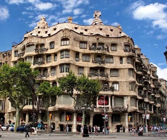 Casa Milà v Barcelona