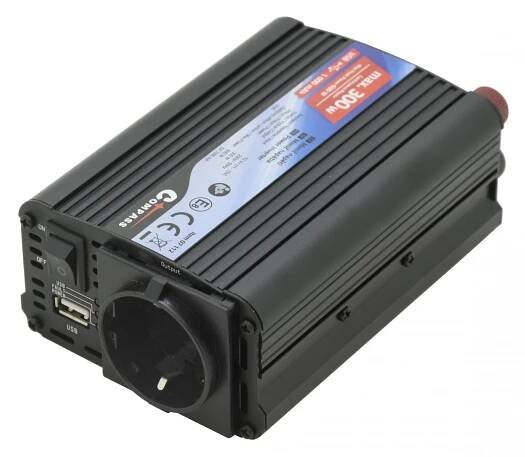 Měnič napětí 12/230V 300W + USB - MercedesStore