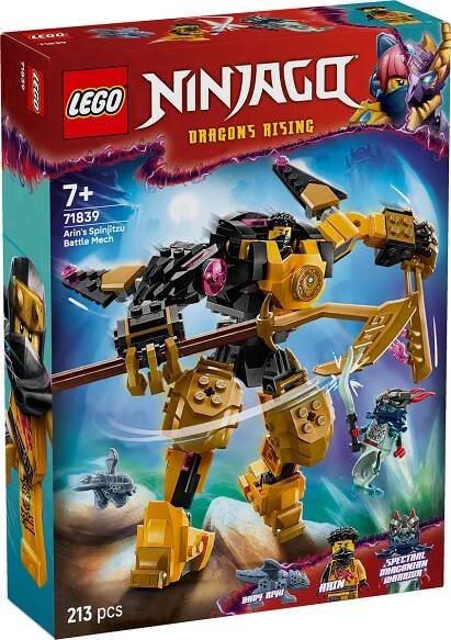 LEGO Ninjago 71839 Arin a bojový robot Spinjitzu od 349 Kč