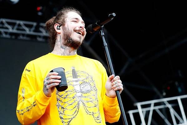 post malone pizza and wings