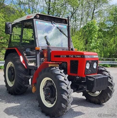 Predam traktor zetor 7745 TURBO s TP a ŠPZ - Frýdek - Místek