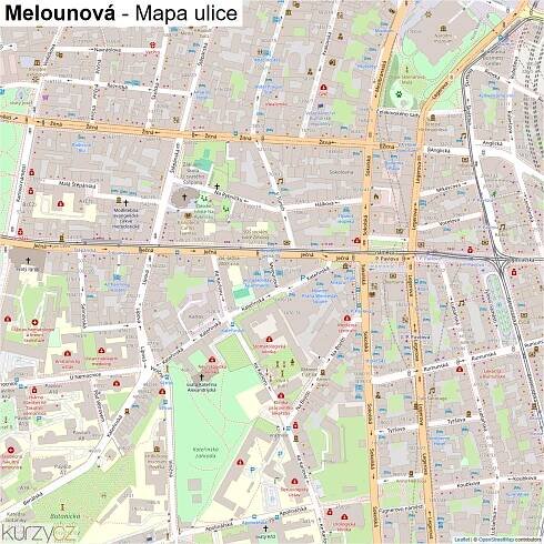 Melounová - mapy | Kurzy.cz
