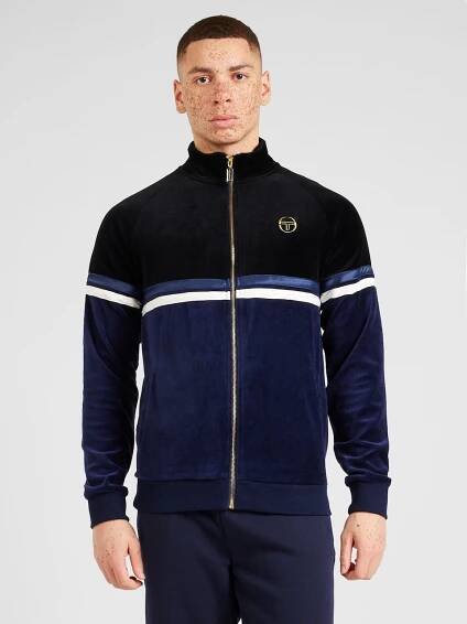 Sergio Tacchini Mikina 'ORION LUXE' – černá: přední strana