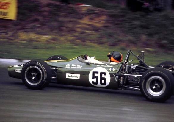 Emerson Fittipaldi in a Jim Russell car