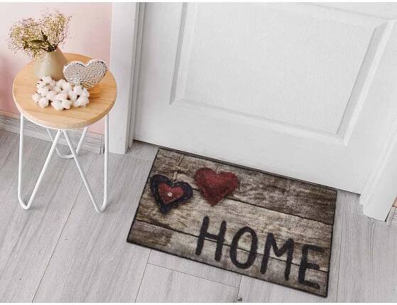 Rohožka Cozy Home 40x60 cm, se srdíčky