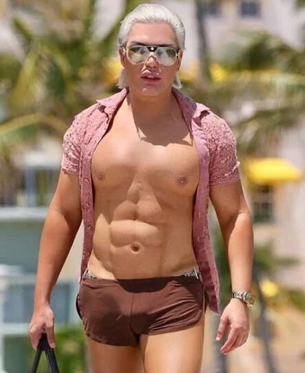 FOTO: Strašidelné! »Živý Ken« Rodrigo Alves se mění v děsivou loutku