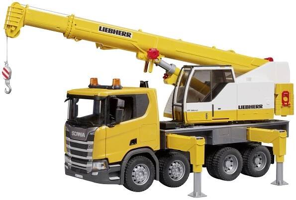 Bruder 03571 – Scania s jeřábem Liebherr - Svět Bruderu