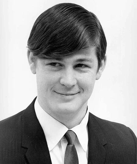 Singer Brian Wilson of the rock and roll band "The Beach Boys" poses for a portrait in circa 1961.