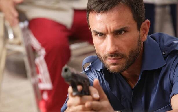 Saif Ali Khan With A Gun Wallpaper