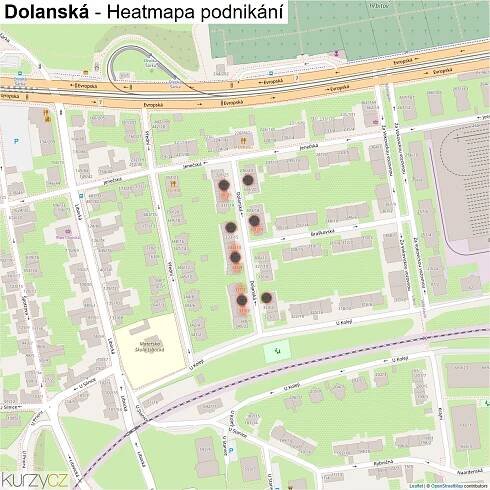 Dolanská - mapy | Kurzy.cz