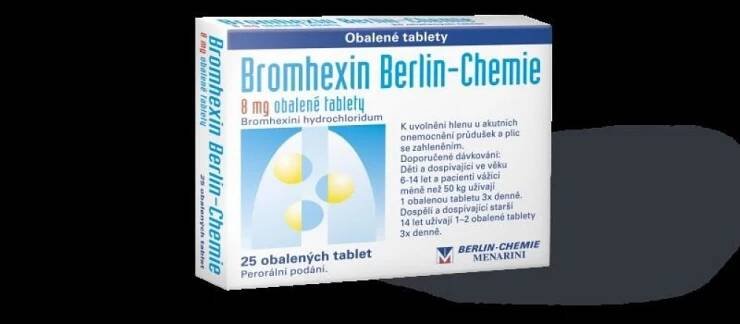 BROMHEXIN BERLIN-CHEMIE POR 8MG TBL OBD 25