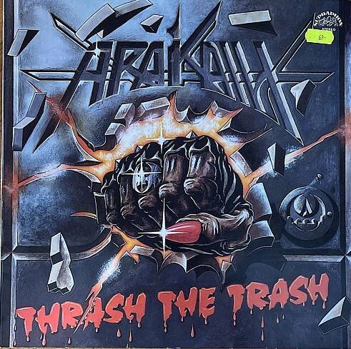 LP Arakain ‎– Thrash The Trash, VG-, vypraná