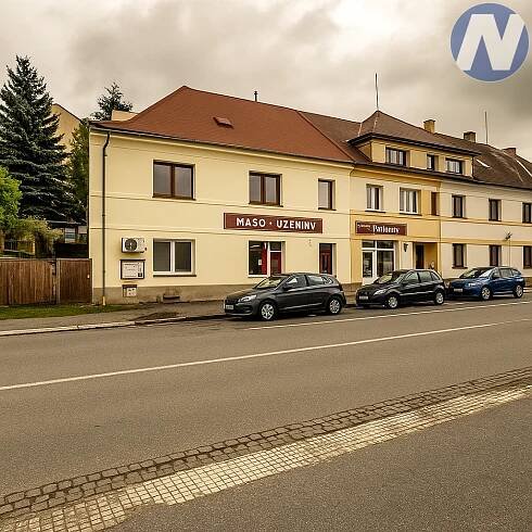 Prodej rodinného domu s řeznictvím, 190 m2, pozemek 596 m2, ul. Nádražní, Vimperk | NEMO reality s.r.o.