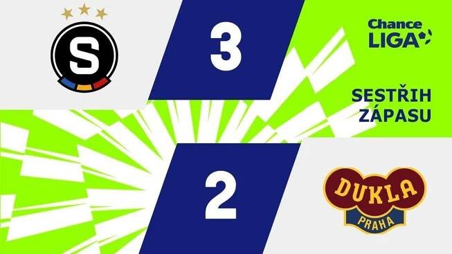 SESTŘIH: Sparta - Dukla 3:2. Letenští ukázali sílu a otočili, dvakrát skóroval Uchenna