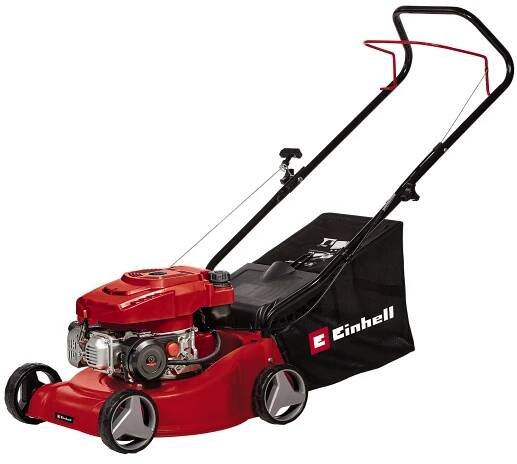 Einhell GC-PM 40/2 benzín sekačka měkká rukojeť, výškově nastavitelná rukojeť s funkcí sklápění, s nastavením výšky seče