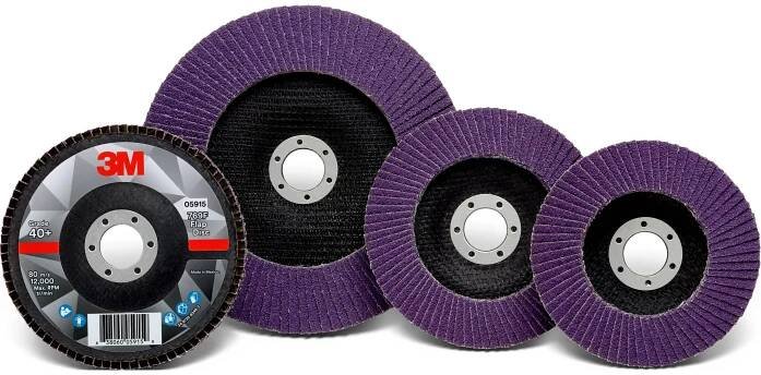 7967 769f lamelovy brusny kotouc 3m p40 prumer 125mm 80 m s 12000 ot min 51999