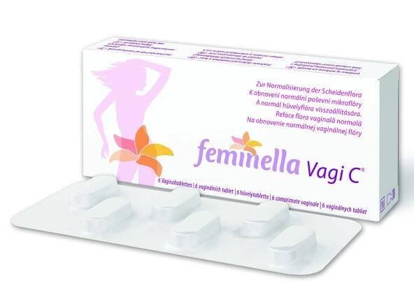 Feminella Vagi C 6 vaginálních tablet