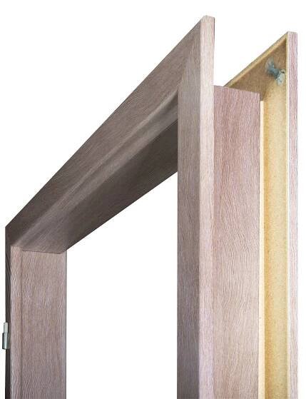 Doornite Obložková zárubeň 60 L 628 × 1983 mm; fólie; tloušťka zdi: 145-165 mm; levá; dub bílý