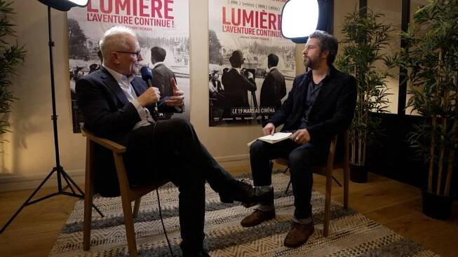 Thierry Frémaux speaks to Euronews Culture's David Mouriquand
