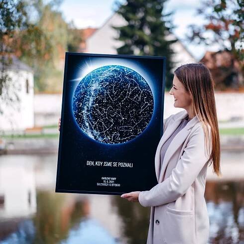 Hvězdná mapa Vašeho životního okamžiku | jen na PIXADA.CZ