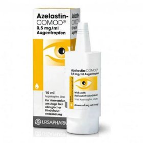 Azelastin Comod 0,5 mg/ml oční kapky, roztok 10 ml od 211 Kč