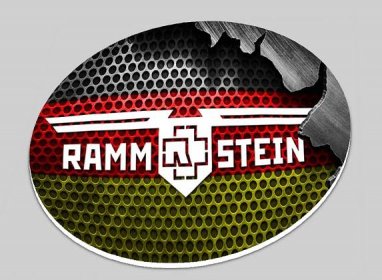 Podtácek kulatý-Rammstein