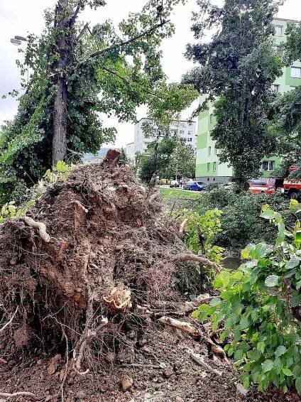 Luhačovicemi se ve čtvrtek prohnalo tornádo. nemělo takovou intenzitu jako na jižní Moravě, ale i zde způsobilo spoušť.