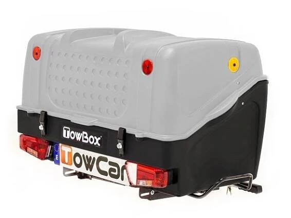 TowCar TowBox V1 šedý, na tažné zařízení