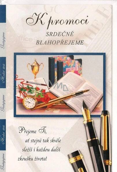 Nekupto Graduation Card G 51 2542