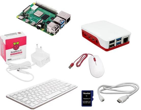Raspberry Pi® Desktop Kit Raspberry Pi® 4 B 2 GB 4 x 1.5 GHz vč. klávesnice, vč. myši, vč. Noobs OS, vč. napájecího zdroje
