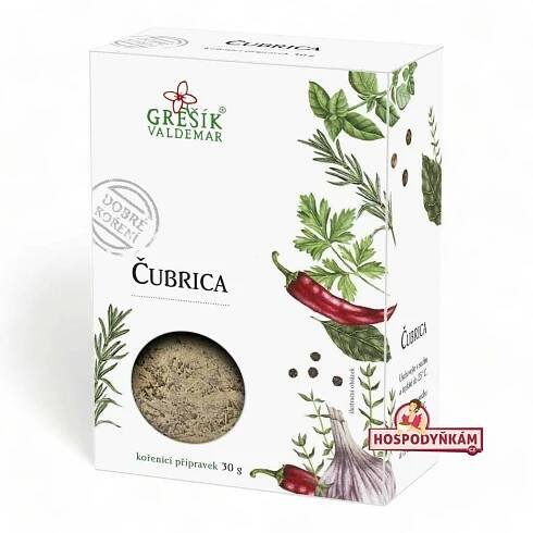 Koření Čubrica 30g 47 Kč - Koření pro přípravu masa a zeleniny HOSPODYŇKÁM.CZ
