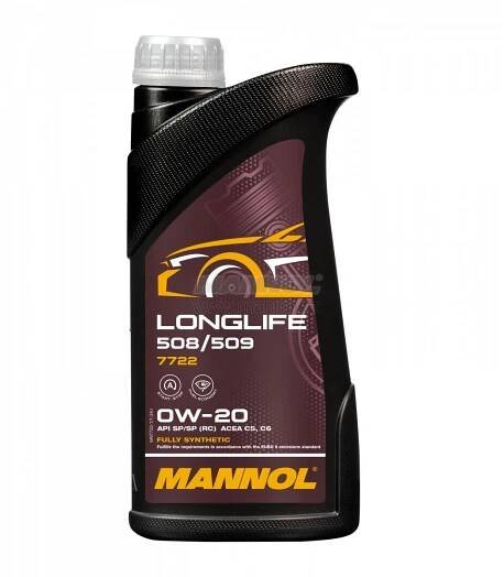Syntetický motorový olej Mannol Longlife 508/509 0W-20 7722 - 1l