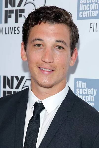 Miles Teller at an event for Whiplash (2014)