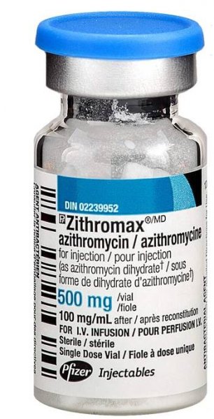 Azithromycin 500 mg i.v