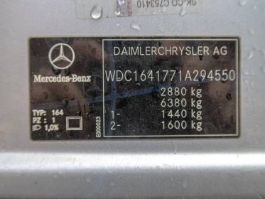 Mercedes-Benz Třídy M 63AMG 375KW