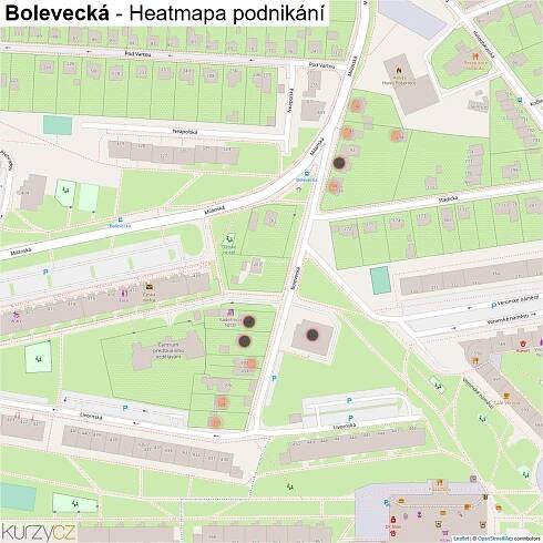 Bolevecká - mapy | Kurzy.cz