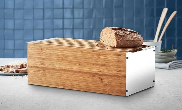 Wmf GOURMET Dřevěný chlebník - Nádoba na pečivo s prkénkem Řada Gourmet