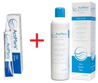 ActiMaris gel 20 g + Sensitiv roztok 300 ml na citlivé rány