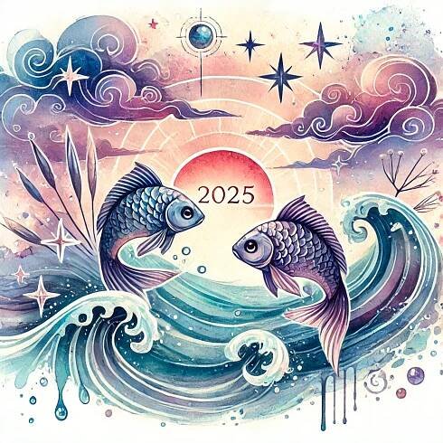 Velký horoskop na rok 2025 pro znamení ryby - Andělské horoskopy