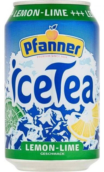 Pfanner 330ml Ice Tea Lemon a Limet (24)