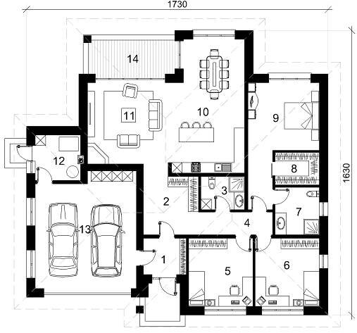 House Plan Amanda | E namai